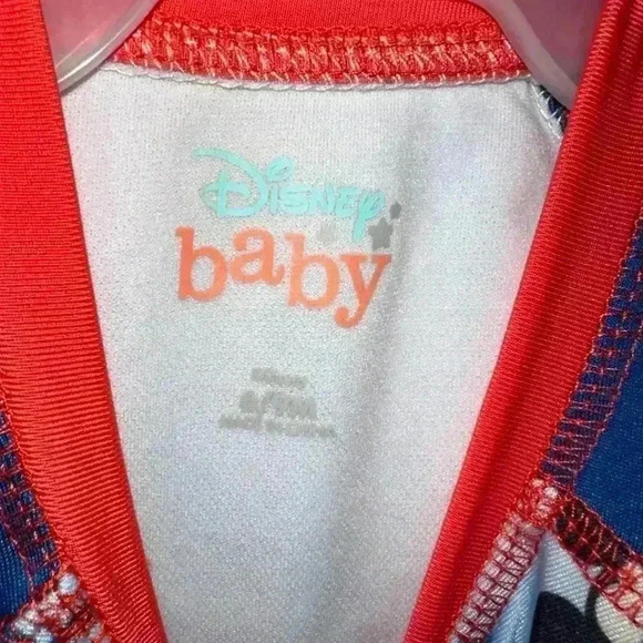 NWOT! Boy's Disney Swimsuit 6-9 Months / Blue & Red / 1 piece / UPF 50+ - Picture 3 of 5